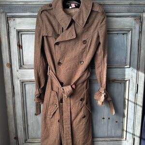 Junya Watanabe Comme des Garcons Wool Trench Coat Size M